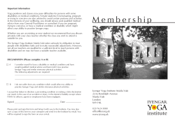 Membership application and declaration form