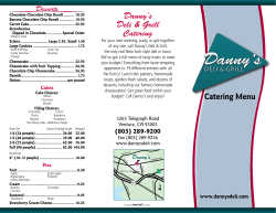 Desserts - Danny`s Deli