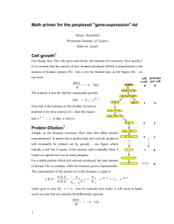 Math primer for the perplexed "gene-expression"-ist