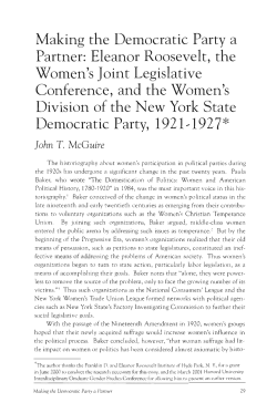 Making the Democratic Party a Partner