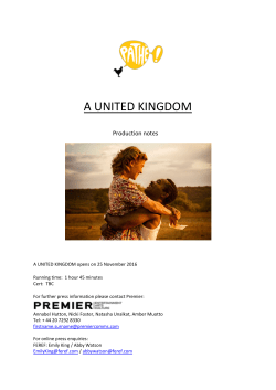 a united kingdom - Luna Palace Cinemas