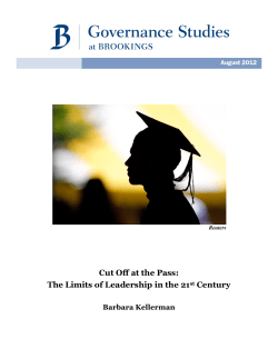 The Limits of Leadership in the 21st Century