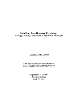 Mobilizing for a Gendered Revolution: Ideology, Identity, and Power