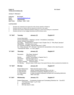 English IV Syll -`12