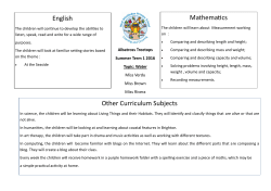 English Mathematics Other Curriculum Subjects