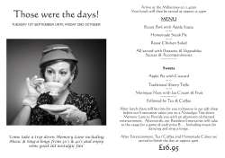 Those were the days! - Millstones, Harrogate