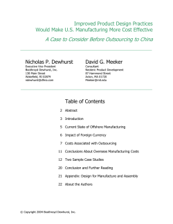 The true cost of overseas manufacture: Could