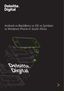 Android vs BlackBerry vs iOS vs Symbian vs