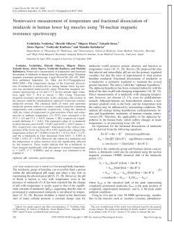 Noninvasive measurement of temperature and fractional