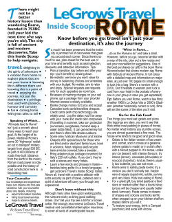 Rome - LeGrow`s Travel
