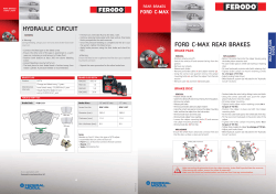 Installation Guide Ford C-Max rear brakes
