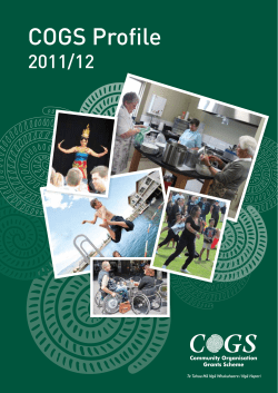 COGS Profile - Community Matters