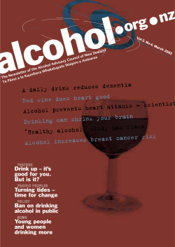 A daily drink reduces dementia Red wine does heart good Alcohol