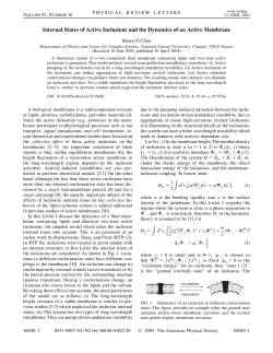 Internal States of Active Inclusions and the Dynamics of an Active