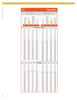 Route 6 - Burlington Transit