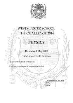 physics - westminster.org.uk