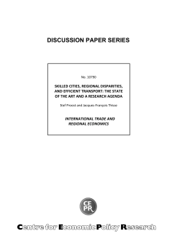discussion paper series