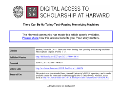 Full Text - Digital Access to Scholarship at Harvard