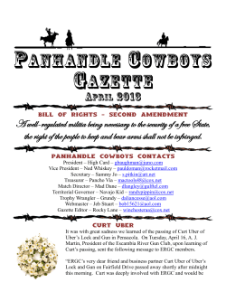 April - Panhandle Cowboys