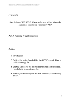 Practical 2 - TU Darmstadt Chemie