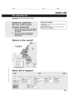 The Korean War Reading and Questions