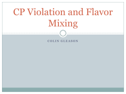 CP Violation and Flavour Mixing