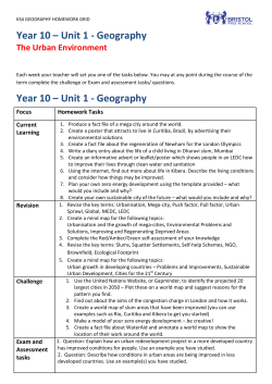 Unit 1 - Geography - Bristol Free School