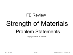 Strength of Materials