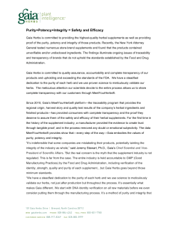 Gaia Herbs - Sacramento Natural Foods Co-op