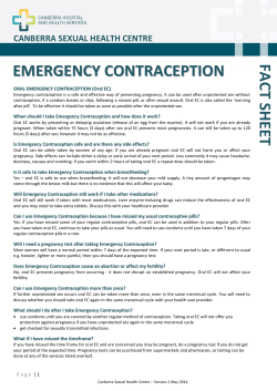 Emergency Contraception