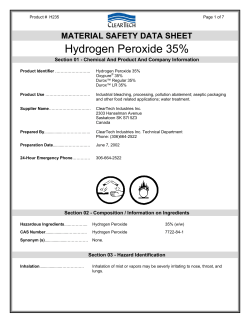 Hydrogen Peroxide 35%