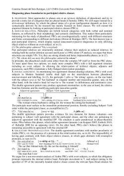 Diagnosing phase boundaries in participial relative clauses