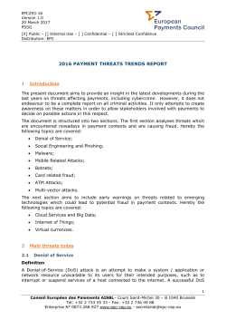 2016 payment threats trends report