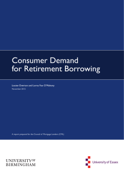 Consumer Demand for Retirement Borrowing