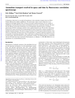 Anomalous transport resolved in space and time by