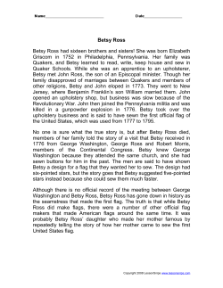 Betsy Ross - Homeschooling Mommie