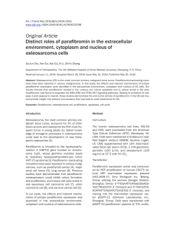 Distinct roles of parafibromin in the extracellular environment