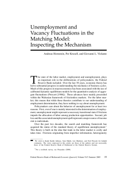 Unemployment and Vacancy Fluctuations in the Matching Model
