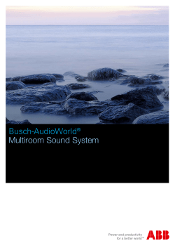 Busch-AudioWorld&reg; Multiroom Sound System - Busch
