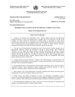 AFR/RC55/PSC/14 - WHO-Afro - World Health Organization