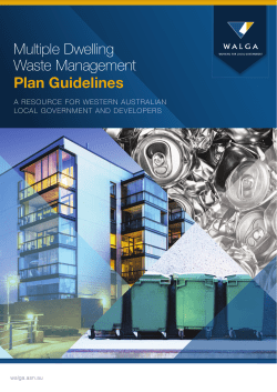 Multiple Dwelling Waste Management Plan Guidelines