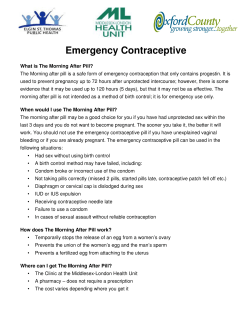 Emergency Contraceptive