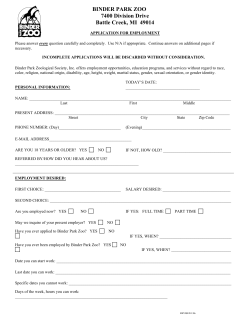 employment application