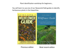 Use Newcomb`s - Peterborough Field Naturalists