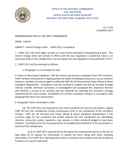 CAPR 123-2 - CAP Members