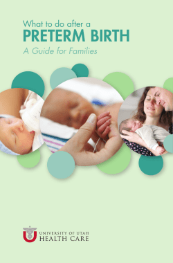 preterm birth - University of Utah Health Plans