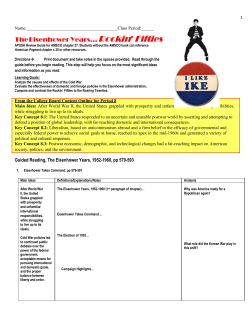 The Eisenhower Years&hellip; Rockin` Fifties