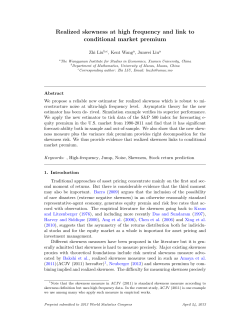 Realized skewness at high frequency and link to conditional market