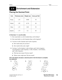 2.5 Enrichment and Extension