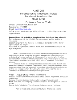 Introduction to American Studies